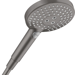 Hansgrohe Raindance Select S Ручной душ 3 вида струи, цвет: шлифованный черный хром 26530340