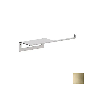 Almar Accessories Держатель туалетной бумаги с полкой, цвет: PVD polished gold E317000.GO