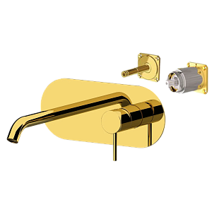 Remer X Style Смеситель для раковины встраиваемый, внешняя часть, цвет: oro lucido X15KBDO