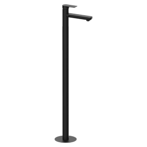 Remer Infinity Смеситель для раковины напольный, д/к, излив 18 см, цвет: nero opaco I18NO