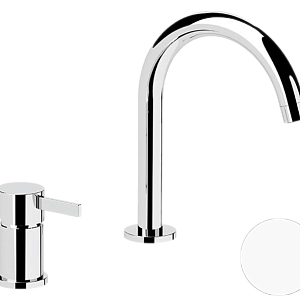 Remer Metrica Смеситель для раковины, без д/к, высота излива 14,1 см, цвет: bianco opaco MC57BO