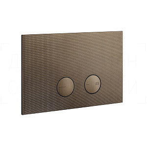 Gessi Inverso Diamantato Кнопка смыва для инстал. Geberit, 2 реж., латунь, цвет: coffee bronze PVD 54681#761