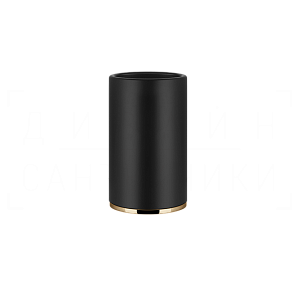 Gessi Inciso Стакан настольный, керамический Neolite, цвет: black/warm bronze PVD 58532#735