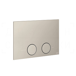 Gessi Total Look Кнопка смыва для инсталляции Tece, 2 режима, латунь, цвет: matte greige 54617#273