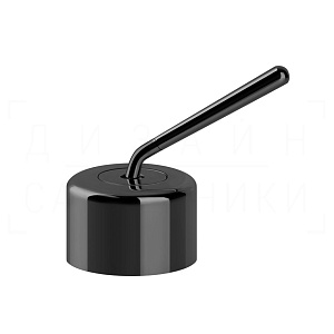 Gessi Goccia Смеситель для раковины, без излива и донного клапана, цвет: black metal PVD 33700#706