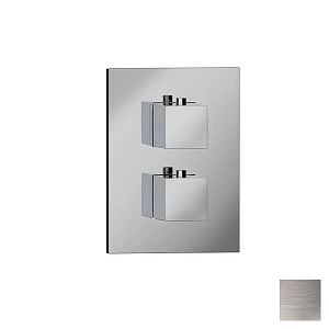 Almar Core Square Термостат для душа, внешняя часть на 2 потребителя, цвет: nickel brushed E176822.NB
