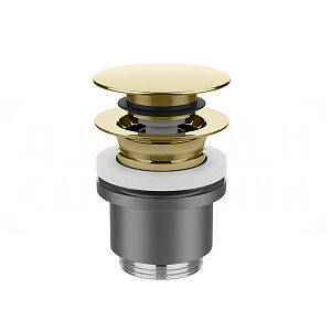 Gessi Донный клапан без перелива “Stop&Go”, цвет: brass PVD 01431#710