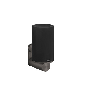 Gessi 316 Accessories Стакан для зубных щеток подвесной, керамический, цвет: brushed black metal PVD 54708#707