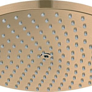 Hansgrohe Raindance S Верхний душ 23,6 см, 1 режим, без кронштейна, цвет: шлифованная бронза 27623140