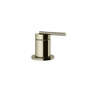 Gessi Ingranaggio Смеситель для раковины, без излива и донного клапана, цвет: nickel PVD 63600#720