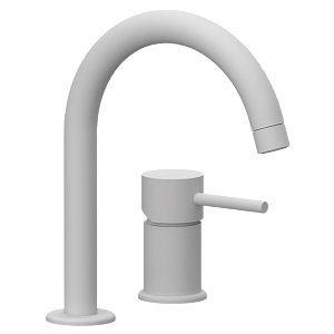Remer X Style Смеситель для раковины, без д/к, высота излива 14 см, цвет: bianco opaco X57BO