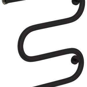 Сунержа М-образный Полотенцесушитель водяной 50x50h, цвет: матовый черный 31-4007-5050
