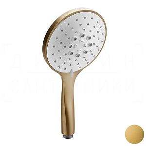 Gessi Ручной душ с 3 видами струи, цвет: gold brushed 14376#716