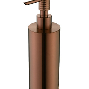 Boheme Uno Дозатор жидкого мыла, настольный, латунная колба, цвет: brushed bronze 10980-BRB