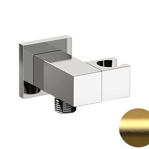 Remer Шланговое подключение с поворотным держателем душа, цвет: oro spazzolato 337SBG