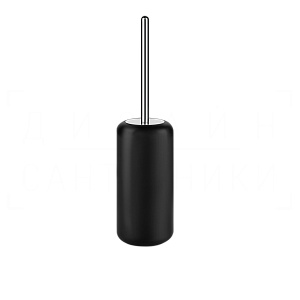 Gessi Goccia Ершик для унитаза напольный, с кермической колбой Gres, цвет: black/matte black 38044#299