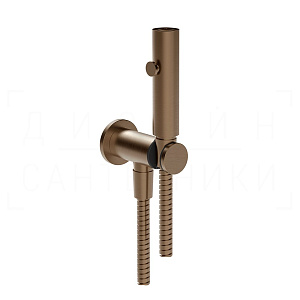 Gessi Total Look Гигиенический душ без смес., предохр. клап., шланг 125 см, цвет: copper brushed PVD 45123#708
