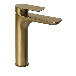 Remer Infinity Смеситель для раковины, без д/к, высота излива 25,6 см, цвет: vecchio ottone I11LVO
