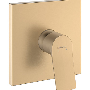 Hansgrohe Vivenis Смеситель для душа встраиваемый на 1 потр, внешняя часть, цвет: шлифованная бронза 75615140