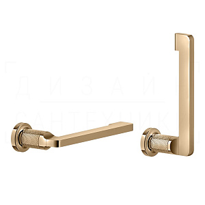 Gessi Inciso Держатель туалетной бумаги открытый, подвесной, цвет: warm bronze PVD 58455#735
