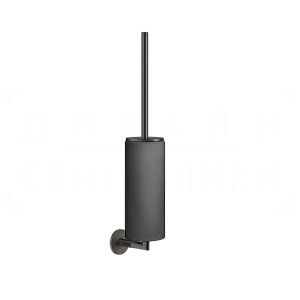 Gessi Anello Ершик для унитаза подвесной, колба Neolite, цвет: black/black metal brushed PVD 63720#707