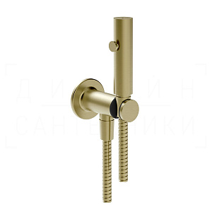 Gessi Inciso Гидроершик без смесителя, шланг 125 см, цвет: brushed brass PVD 58151#727