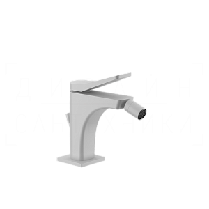 Gessi Rilievo Смеситель для биде с донным клапаном, излив 11,4 см, цвет: matte white 59007#279