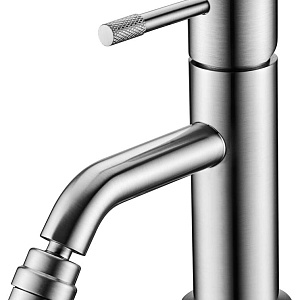 Boheme Uno Смеситель для биде, без донного клапана, цвет: Inox 466-INOX
