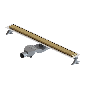 Boheme Premium Linear Душевой лоток 80 см, цвет: matt gold 982-80-MG