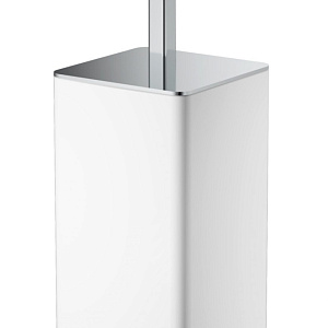 Boheme Ершик для унитаза напольный с керамической колбой, цвет: chrome 10949-W-CR