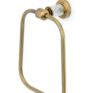 Boheme Murano Cristal Полотенцедержатель 20,5 см, подвесной, цвет: bronze 10905-CRST-BR