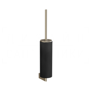 Gessi Origini Ершик для унитаза подвесной, колба Neolite, цвет: black/finox brushed nickel 66420#149