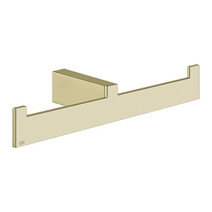 Gessi Inverso/Rettangolo Полотенцедержатель 26,1 см двойной, подвесной, цвет: brushed brass PVD 20915#727