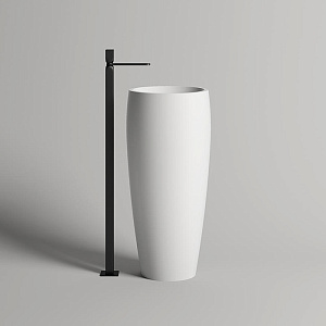 Salini Armonia 03 S-Stone Раковина напольная 47х47х90h, цвет белый матовый 130113SM