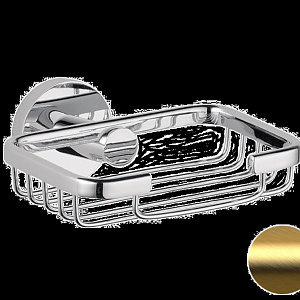 Remer Guest Мыльница, подвесная, цвет: oro spazzolato GS11BG