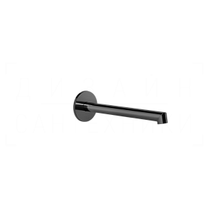 Gessi Ingranaggio Излив настенный для раковины 20,9 см, фиксированный, цвет: black metal PVD 63404#706