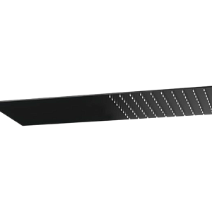 Remer Верхний душ настенный ультратонкий 22x50 см, 1 режим, цвет: nero opaco 350UFNOX