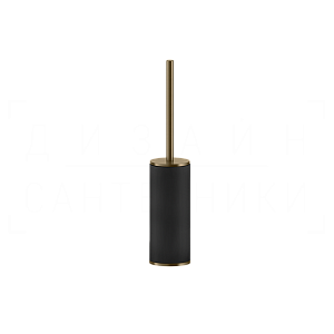 Gessi Inciso Ершик для унитаза напольный, колба Neolite, цвет: black/deep bronze brushed PVD 58544#791