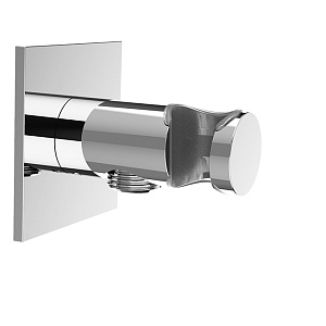 Almar Square Шланговое подключение для лейки с держателем, цвет: chrome E095039.CR