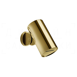 Gessi Spotwater Верхний душ d7,9 см, настенный, 1 вид струи водопад, цвет: gold PVD 57267#246