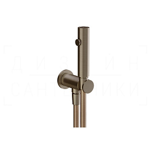 Gessi Total Look Гигиенический душ без смес., предохр. клап., шланг 125 см, цвет: coffee bronze PVD 45123#761