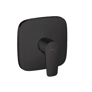 Hansgrohe Talis E Смеситель для душа встраиваемый, внешняя часть, цвет: матовый черный 71765670