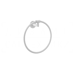 Gessi Ventaglio Полотенцедержатель кольцевой d22,2 см, подвесной, цвет: matte white 63709#279