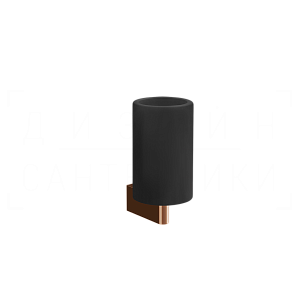 Gessi Origini Стакан подвесной, керамический Neolite, цвет: black/copper PVD 66408#030