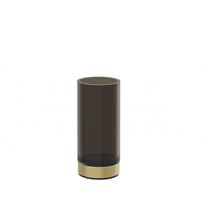 Gessi Perle Стакан настольный, стеклянный, цвет: brushed brass PVD 74833#727