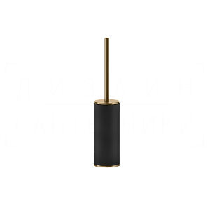 Gessi Inciso Ершик для унитаза напольный, колба Neolite, цвет: black/warm bronze brushed PVD 58544#726