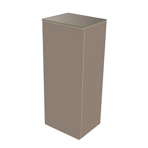 Keuco Edition 400 Шкаф средний подвесной, 2 стеклянные полки 35x30x89,4h см, трюфель 31720 140002