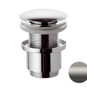 Remer Донный клапан click-clack без перелива, цвет: nichel spazzolato opaco 904CC2114NPO