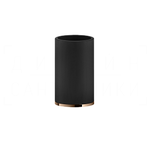 Gessi Inciso Стакан настольный, керамический Neolite, цвет: black/copper PVD 58532#030