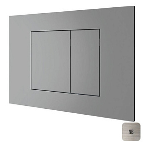 Almar WC Plate Кнопка смыва для бачка, цвет: nickel brushed E330001.NB